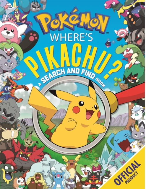 Where's Pikachu? A Search and Find Book : Official Pokemon-9781408357484