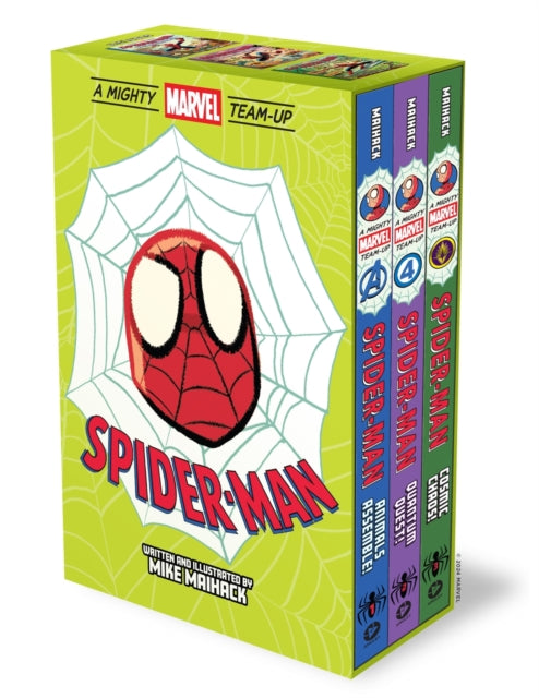 Spider-Man: A Mighty Marvel Team-Up 3-Book Box Set : 3 Original Graphic Novels: Animals Assemble!, Quantum Quest!, Cosmic Chaos!-9781419778865