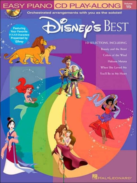Disney'S Best : Easy Piano CD Play-Along Volume 15-9781423401384