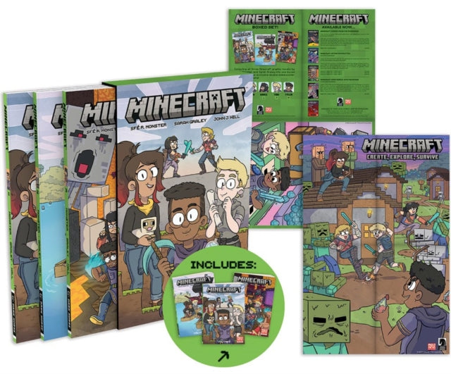 Minecraft Boxed Set (graphic Novels)-9781506729015