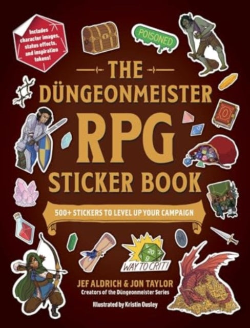 The Dungeonmeister RPG Sticker Book : 500+ Stickers to Level Up Your Campaign-9781507223550