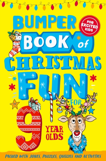 Bumper Book of Christmas Fun for 9 Year Olds-9781529067033