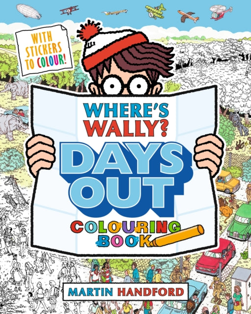 Where's Wally? Days Out: Colouring Book-9781529507386