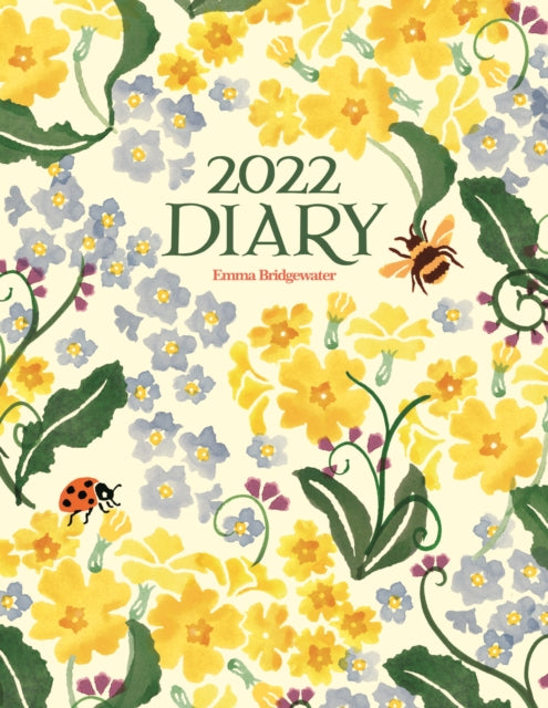 Emma Bridgewater Primrose & Forget Me Not Deluxe A5 Diary 2022-9781529815443