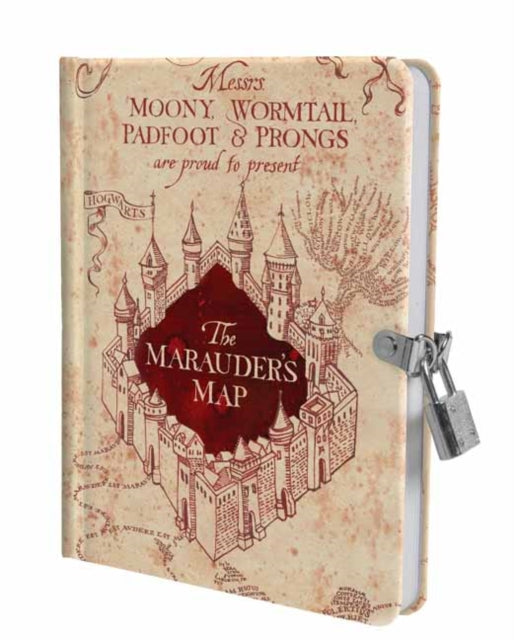 Harry Potter: Marauder's Map Lock and Key Diary-9781647222833