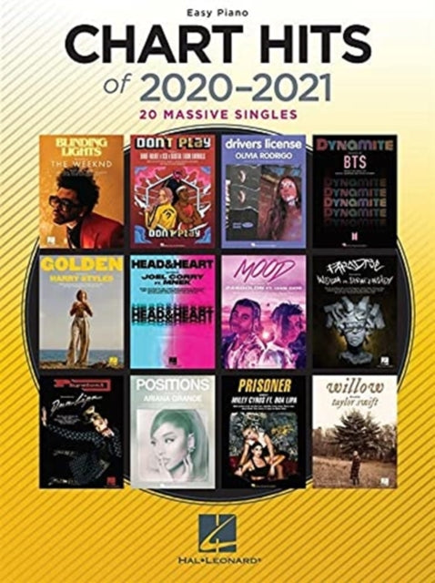 CHART HITS OF 2020-2021 EASY PIANO-9781705135211