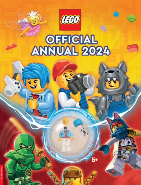 LEGO Books: Official Annual 2024 (with gamer LEGO minifigure)-9781780559483