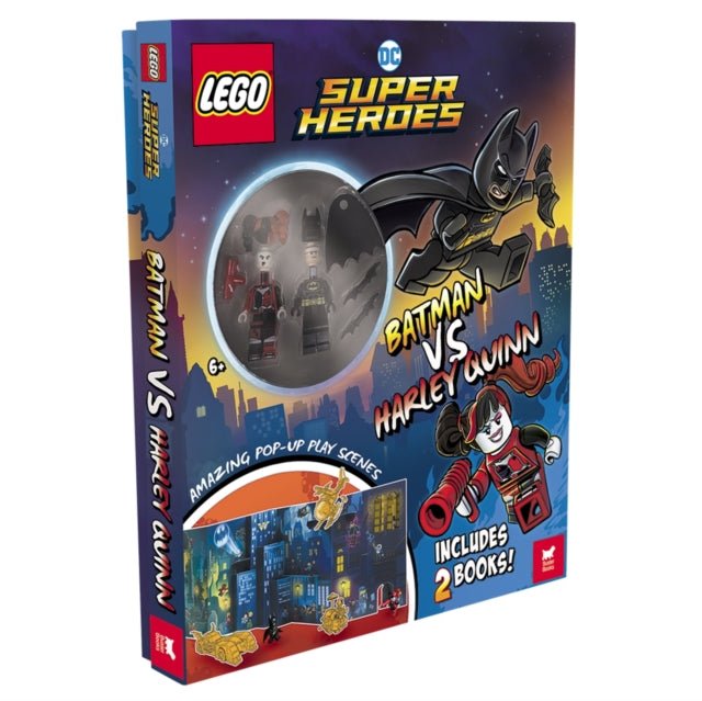 LEGO DC Super Heroes: Batman vs. Harley Quinn (with Batman and Harley Quinn minifigures, pop-up play scenes and 2 books)-9781780559520