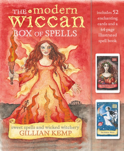 The Modern Wiccan Box of Spells : Includes 52 Enchanting Cards and a 64-Page Illustrated Spell Book-9781782496601