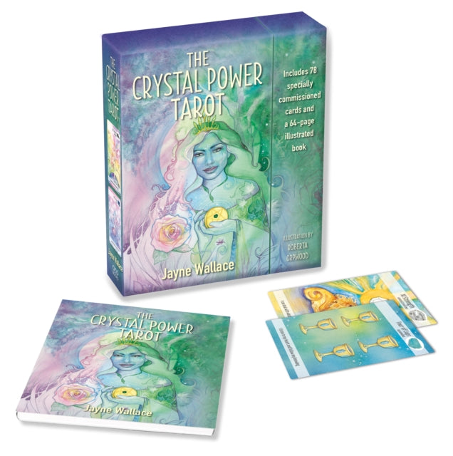 The Crystal Power Tarot : Includes a Full Deck of 78 Specially Commissioned Tarot Cards and a 64-Page Illustrated Book-9781782496960
