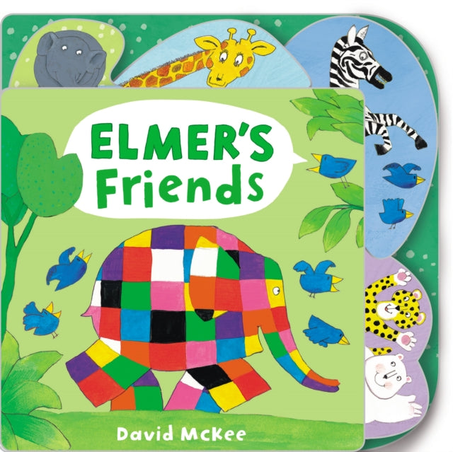 Elmer's Friends : Tabbed Board Book-9781783446070