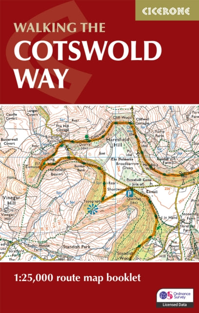 The Cotswold Way Map Booklet : 1:25,000 OS Route Mapping-9781786312112