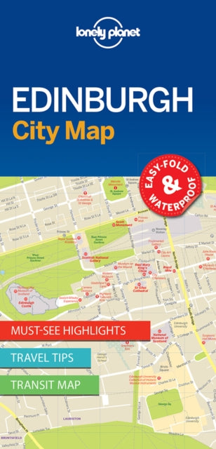 Lonely Planet Edinburgh City Map-9781786575098