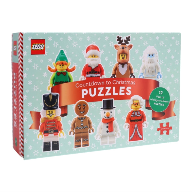 LEGO Countdown to Christmas Puzzles : 12 Days of Minifigure Advent Puzzles-9781797233420