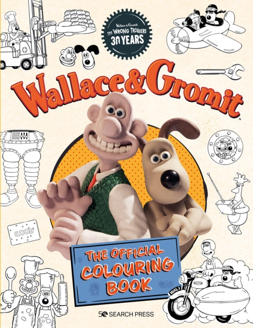 Wallace & Gromit: The Official Colouring Book-9781800921443