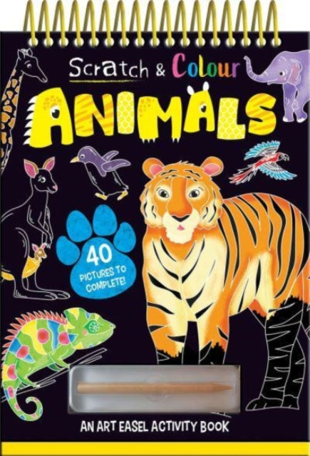 Scratch and Colour  Animals-9781801052658