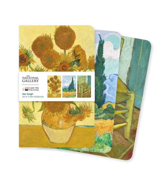 National Gallery: Van Gogh Set of 3 Mini Notebooks-9781804173046