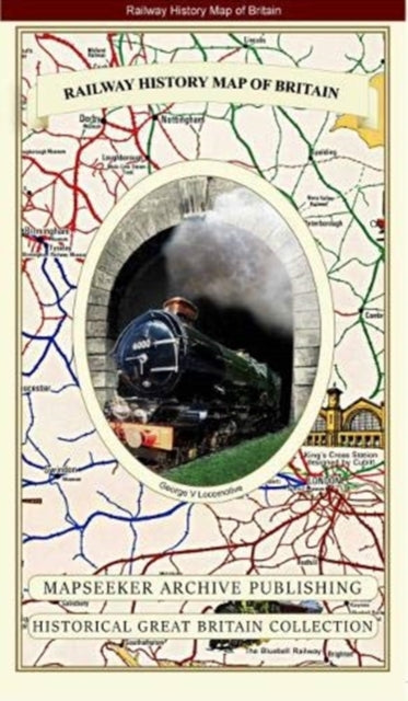 Railway History Map of Britain-9781844918805