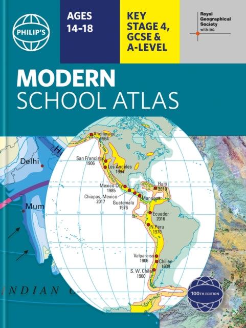 Philip's RGS Modern School Atlas : 100th edition-9781849075824