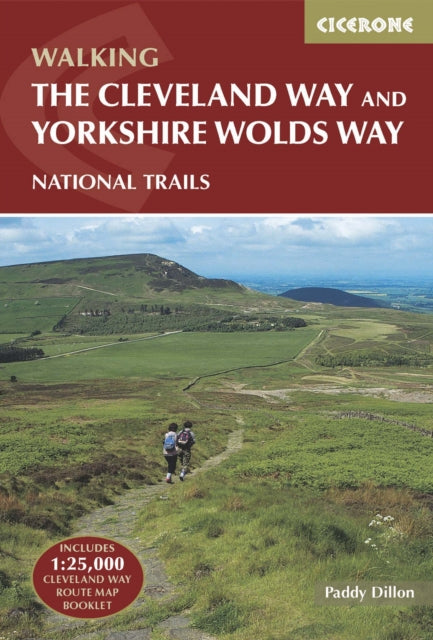 The Cleveland Way and the Yorkshire Wolds Way : Includes 1:25,000 Cleveland Way route map booklet-9781852848231