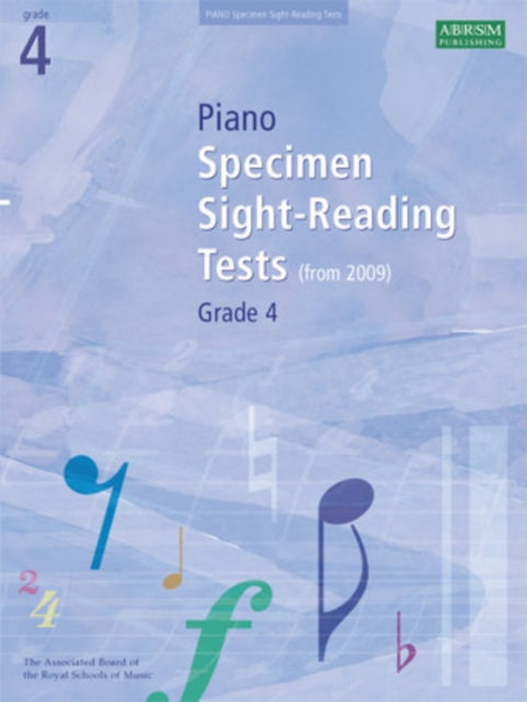 Piano Specimen Sight-Reading Tests, Grade 4-9781860969089