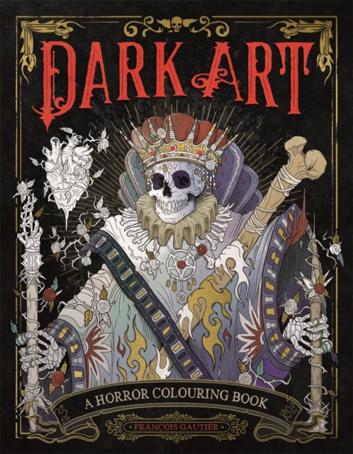 Dark Art: A Horror Colouring Book for Adults-9781912785483