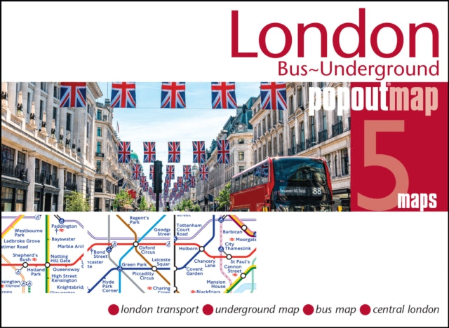 London Bus and Underground PopOut Map-9781914515491
