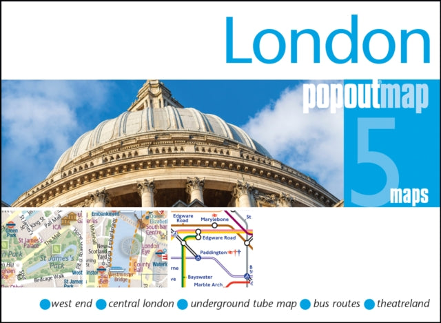 London PopOut Map : Pocket-size, pop up city map of London-9781917131155