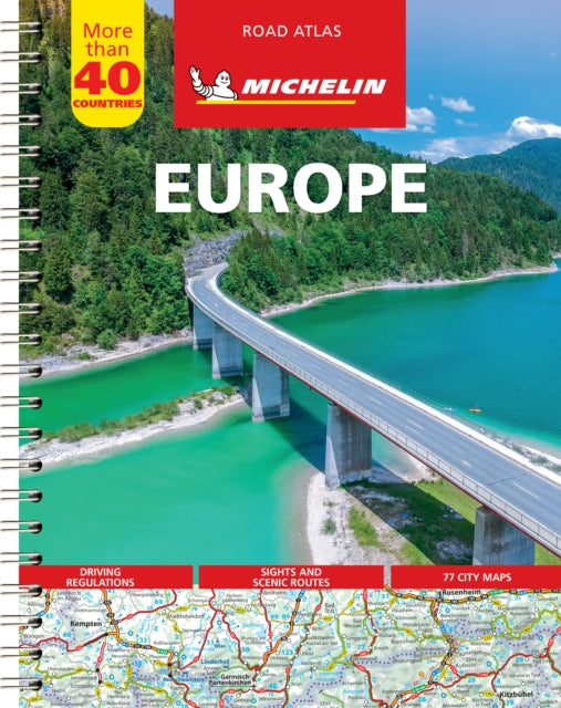 Europe - Tourist and Motoring Atlas (A4-Spiral) : Tourist & Motoring Atlas A4 spiral-9782067173682