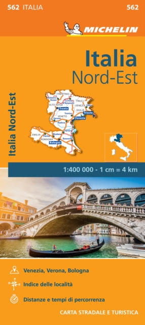Italy Northeast - Michelin Regional Map 562 : Map-9782067183971