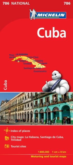 Cuba - Michelin National Map 786-9782067185494