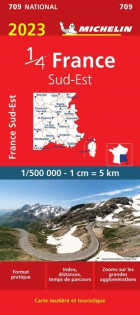 Southeastern France 2023 - Michelin National Map 709-9782067257184