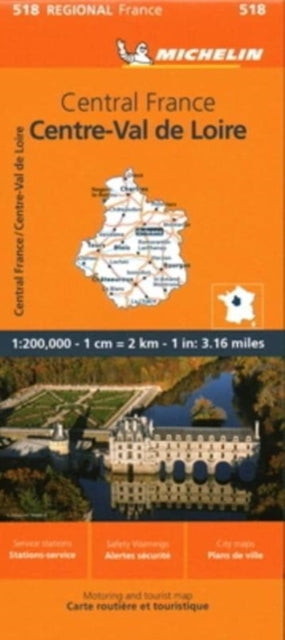 Centre - Michelin Regional Map 518-9782067258716