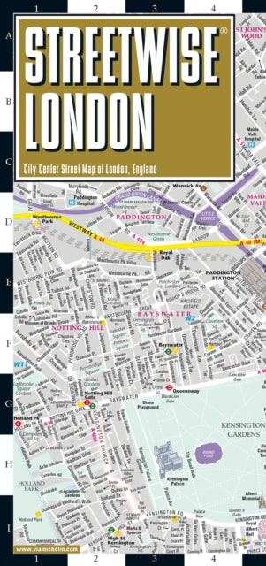 Streetwise London Map - Laminated City Center Street Map of London, England : City Plan-9782067259928