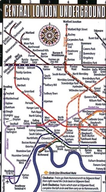 Streetwise London Underground Map - Laminated Map of the London Underground, England : City Plan-9782067259997