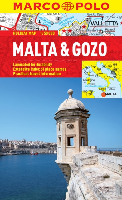 Malta & Gozo Marco Polo Holiday Map-9783829770279