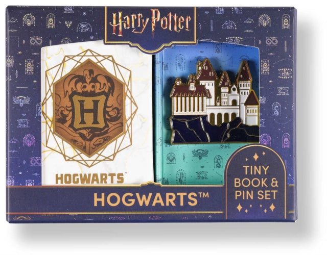 Harry Potter: Hogwarts Tiny Book and Pin Set-9798886637083