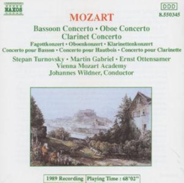 Mozart: Bassoon Concerto/Oboe Concerto/Clarinet Concerto-4891030503458